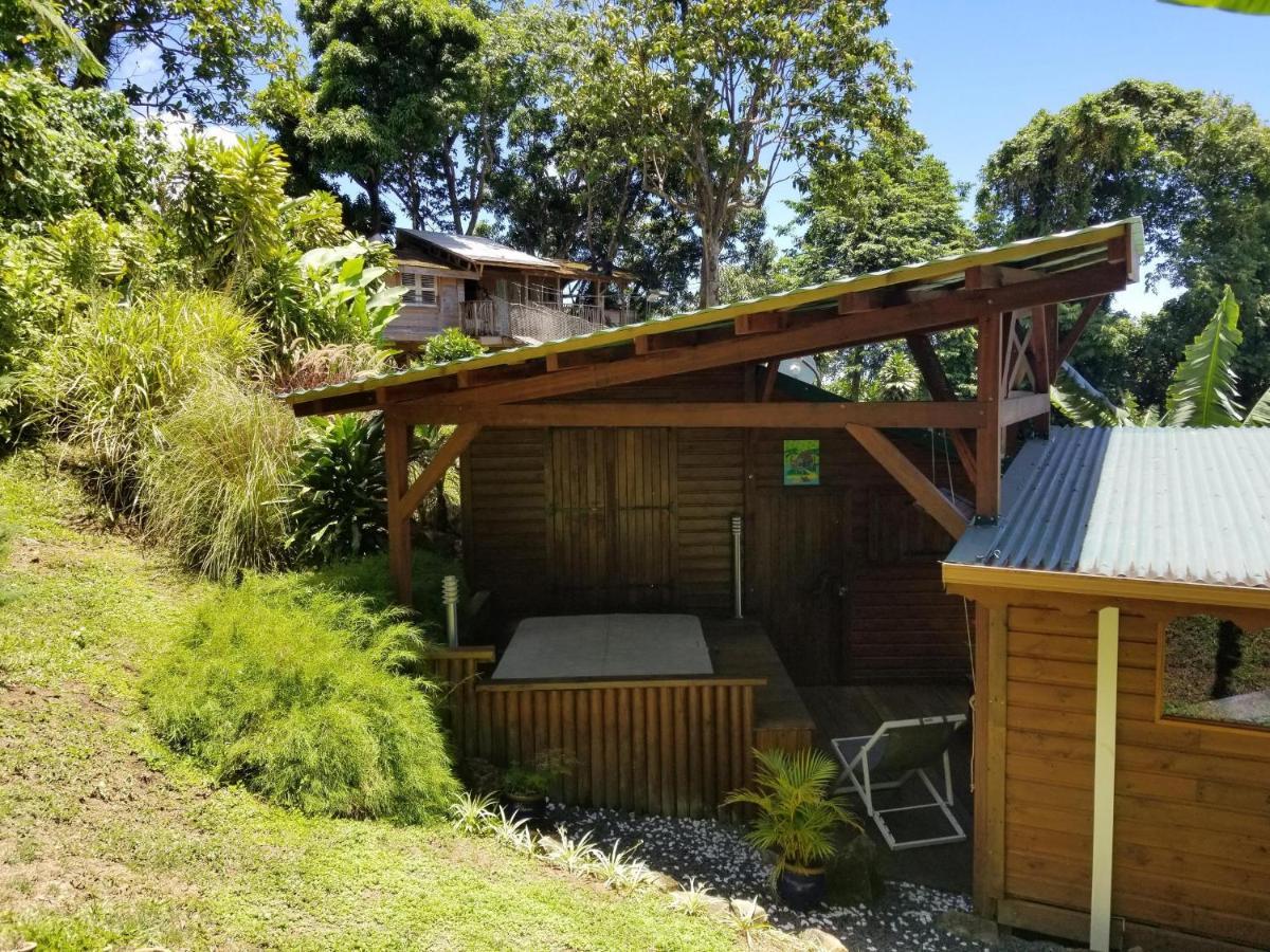 Les Bananes Vertes Ecolodges Saint-Claude Exterior photo