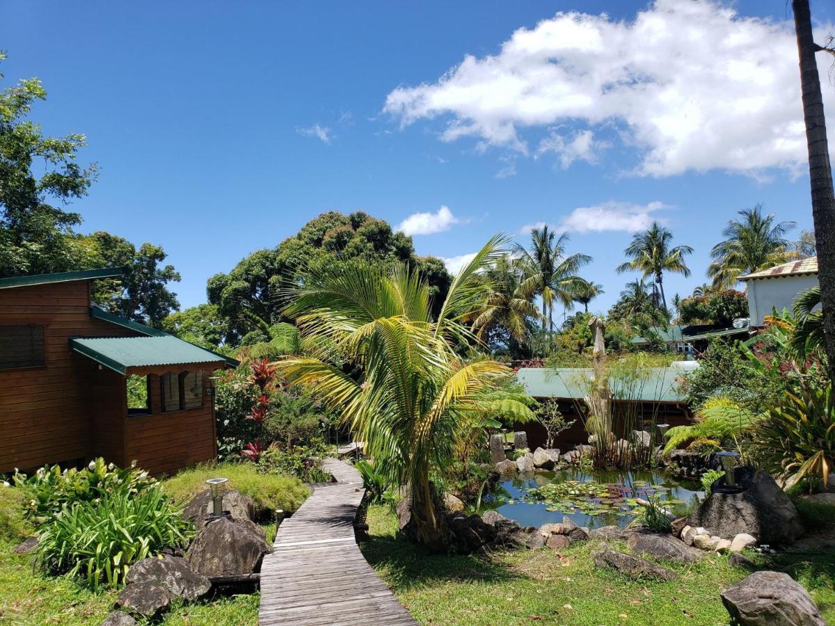 Les Bananes Vertes Ecolodges Saint-Claude Exterior photo