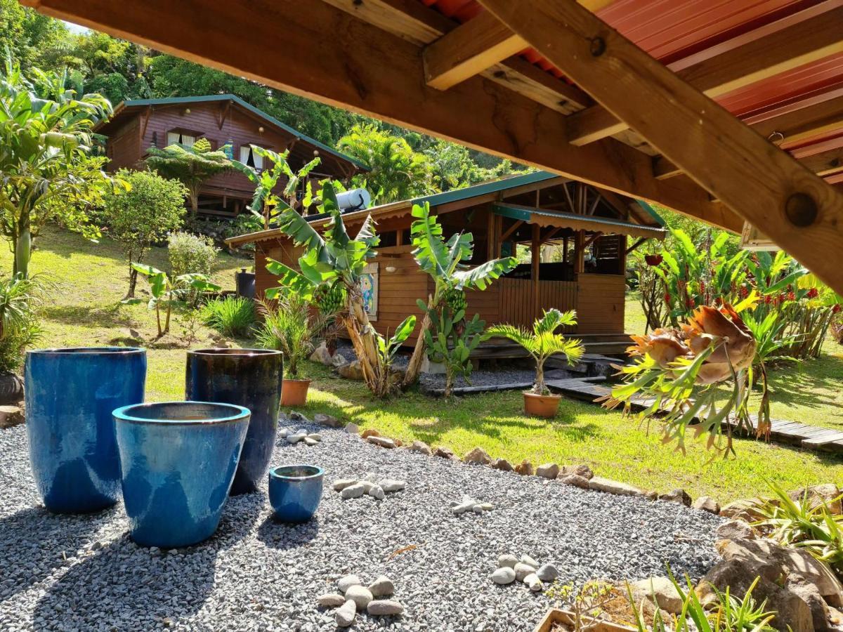Les Bananes Vertes Ecolodges Saint-Claude Exterior photo